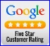 Google 5-Star Ratings: 35 5-Star Reviews and counting!