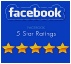 Facebook 5-Star Ratings: 245 5-Star Reviews and counting!